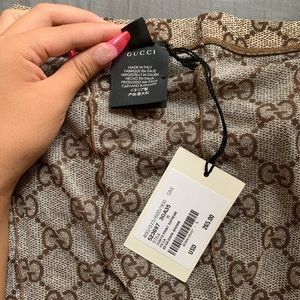 Authentic Gucci print Supreme tights